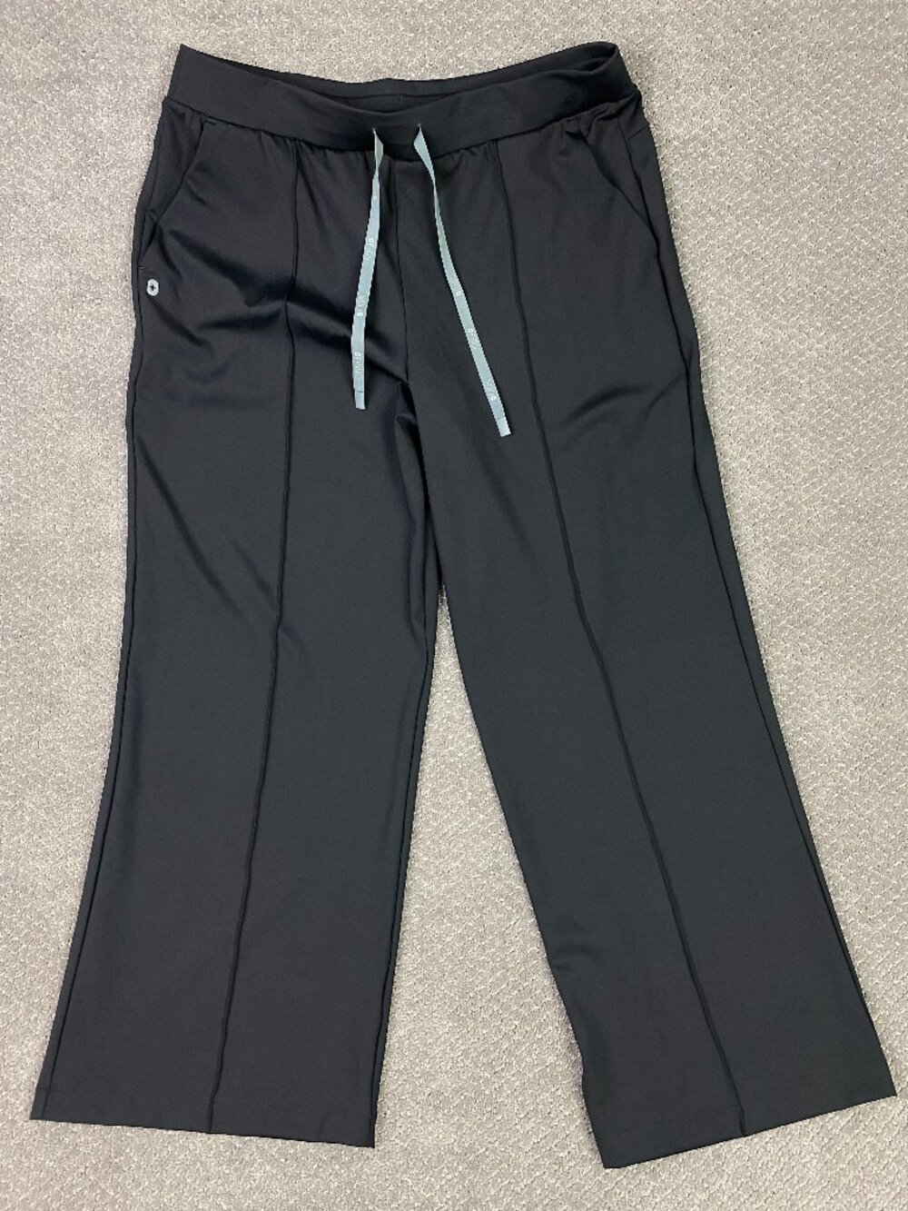 Figs Salina High Waisted Relaxed Wide Leg Scrub Pants Womens XXL Black FORMx